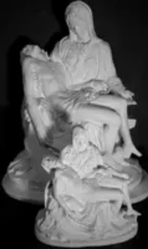 Imagen de Estatua La Piedad mediana 19x21x21cms 