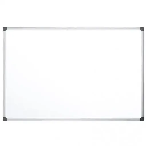 Imagen de Cartelera pizarra blanca magnetica "BI-OFFICE" con marco de aluminio 120x180cms