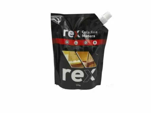 Imagen de Cola fria vinilica adhesivo vinilico profesional para madera "REX" x500grs