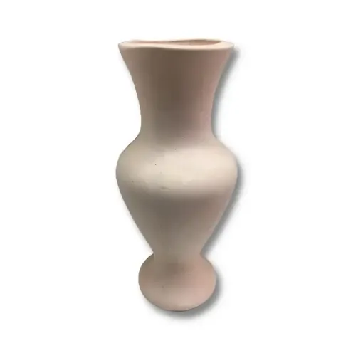 Imagen de Florero de ceramica de molde Jarron estilizado de 12x30cms No.57