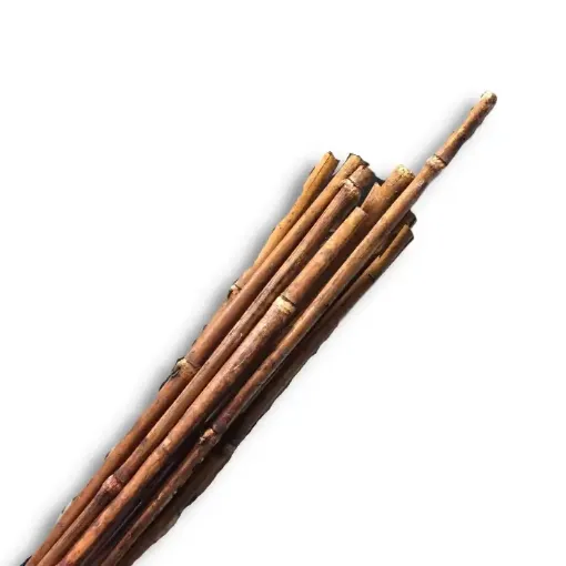 Imagen de Varas canias de bamboo natural Finas de 180cms marrones X10 unidades