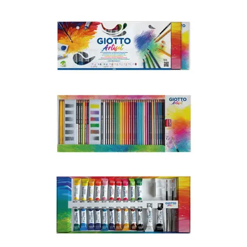 Imagen de Set kit de iniciacion en la pintura GIOTTO Artiset 65 piezas