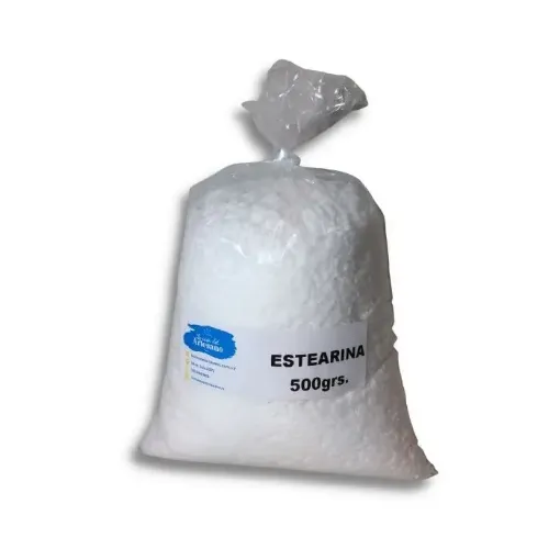 Imagen de Estearina acido estearico para fabricacion de velas artesanales en paquete de 500grs