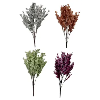 Planta Artificial Decorativa Pequeña con Maceta en Color Lila