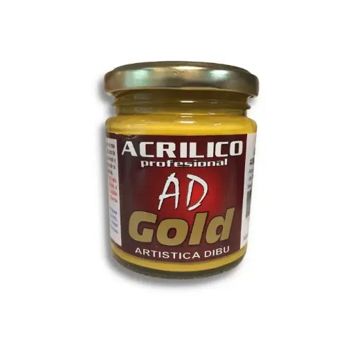 Imagen de Acrilico profesional Gold "AD" *200ml. color Grupo 1 Amarillo ocre 104
