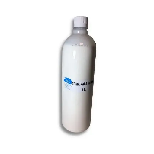 Imagen de Goma para moldes Latex prevulcanizado "LA CASA DEL ARTESANO" en botella de 1/2 lt
