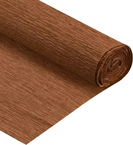 papel crepe celta 48x200cms color 80 43 brown marron 0