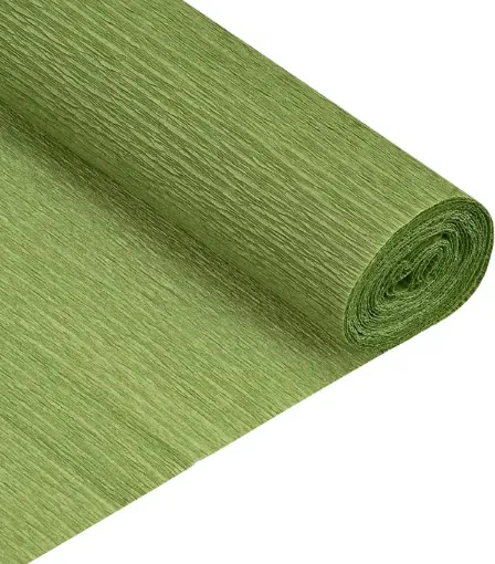 papel crepe celta 48x200cms color 80 35 apple green verde manzana 0