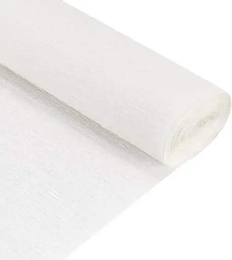 papel crepe celta 48x200cms color 80 20 white blanco 0