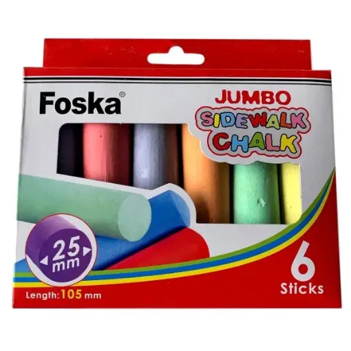 8 Tizas JUMBO - Colores surtidos Ø 25 mm. x 10 cm - ESCRIBO Line | La  papelería Online con marca propia