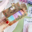 set 7 cintas adhesivas washi tape decorativas ibi craft 5 15mms 5mts 2 8mmx5mts tonos pastel 1