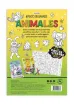 libro para colorear infantil pinto grande 24pag 40x55cm poster gigante tapa animales divertidos 1