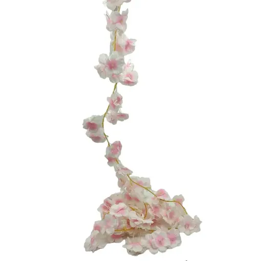 guia flores artificiales cerezo 160cms color blanco rosado 0