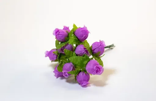 ramito flores capullo rosa x12 unidades cod 4737 color lila lavender 0