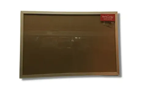cartelera pizarra tablero corcho marco madera 40x60cms 0