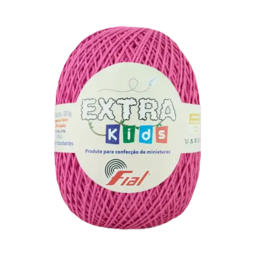 hilo algodon 100 extra kids fial tex516 ovillo 130grs 250mts color 81 pink 0