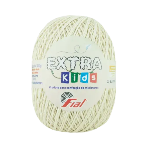 hilo algodon 100 extra kids fial tex516 ovillo 130grs 250mts color 98 natural 0