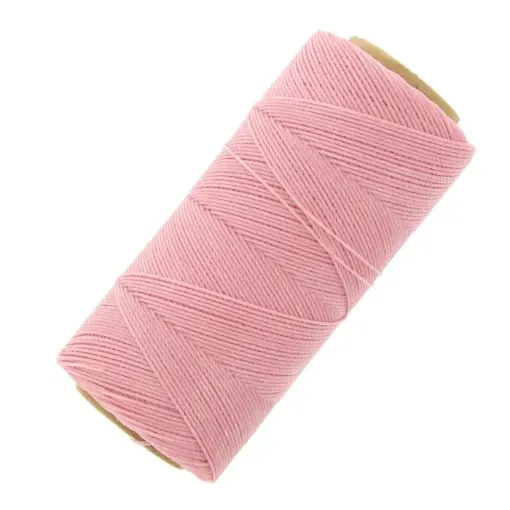 hilo polyester cordon encerado fino linhasita 100grs 150mts color rosa bebe 239 0