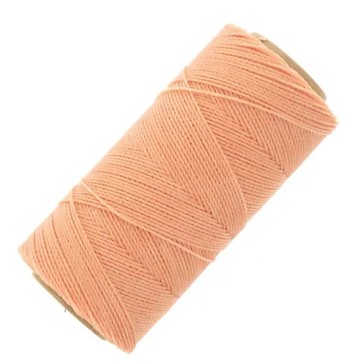 hilo polyester cordon encerado fino linhasita 100grs 150mts color rosa coral 238 0