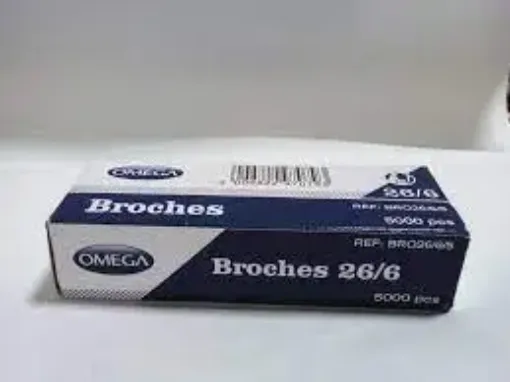 grampas para engrampadora comun omega 26 6 caja 5000 unidades 0