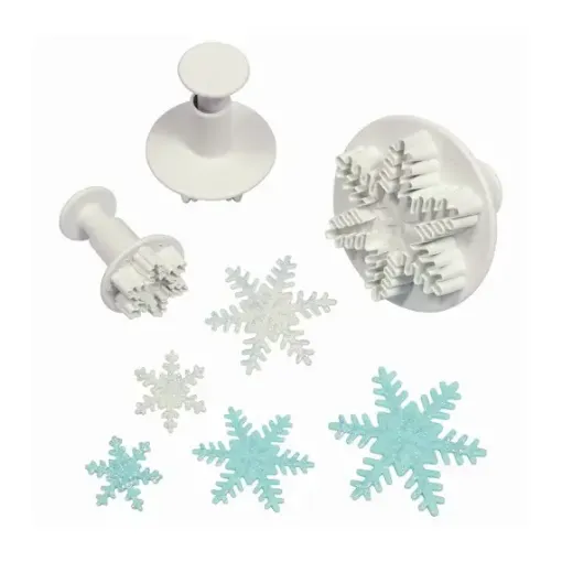 eyectores plastico modelo frozen 1 copo nieve blue star set 3 medidas diferentes 0