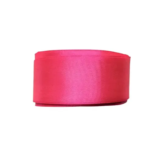 cinta raso doble faz satinada no 9 40mms por 10mts color 8238 rosa medio 0