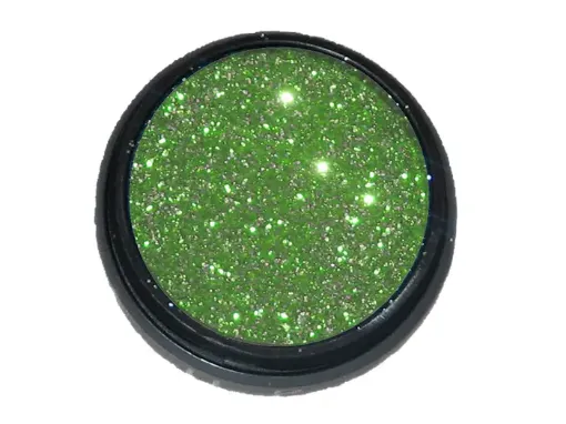 brillantina comun frasco 30cc color verde claro 08 0