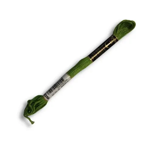 hilo bordar 100 algodon mouline anchor 8mts color 0256 verde limon 0