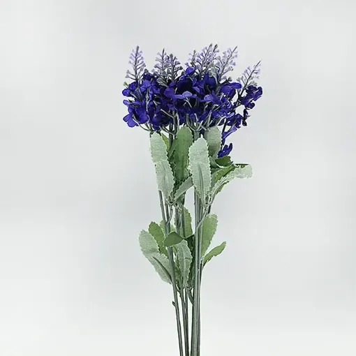 ramo lavanda artifical 33cms 10 flores color violeta lila 0