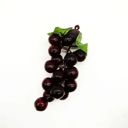 racimo uvas chico 12cms color morado 0