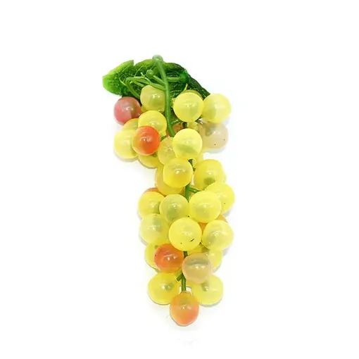 racimo uvas grandes 15cms color amarillo 0