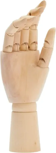 mano articulada modelo articulada flexible para dibujo exhibicion meeden 30cms altura 0