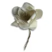 flor artificial artesanal 30cms modelo peonia lienzo f010 0