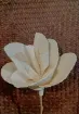 flor artificial artesanal 30cms modelo magnolia lienzo f011 1
