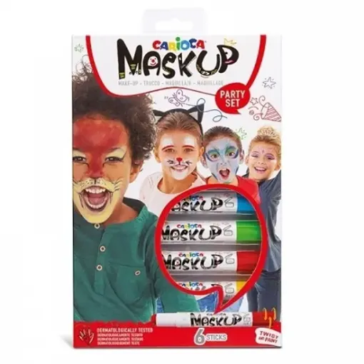 pintura para rostro barra carioca mask up set 6 colores party 0