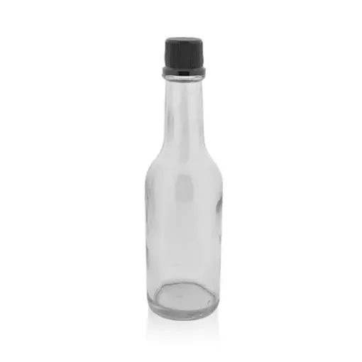 botella vidrio esencia100ml 4 5x16cms con tapa 0