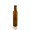 botella vidrio flint ambar 250ml 5x23cms tapa 0