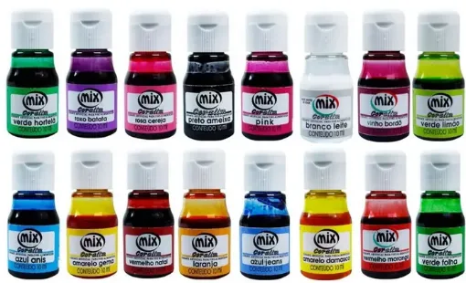 colorante liquido para jabones mix frasco 30cc variedad colores 0