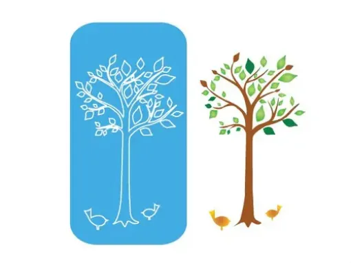 stencil eq arte 13 5 28cms modelo 70 arbol 0