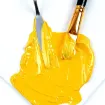 pintura acrilica secado rapido acabado semimate signature mont marte x500ml color amarillo medio 1