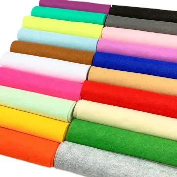 La Casa del Artesano-Fieltro especial para manualidades extra soft 100%  polyester de 45*100cms color crema claro