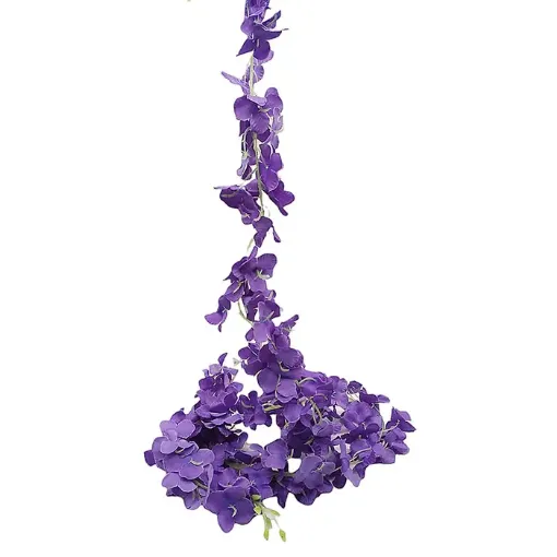 guia flores hortensia 200cms largo precio por unidad color violeta 0