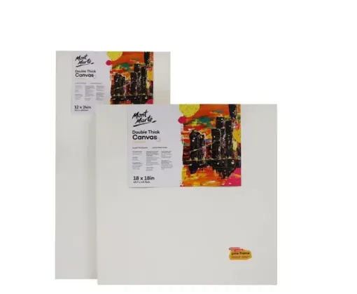 bastidor panel pino 36mms lienzo imprimado 340grs sin acido signature mont marte varias medidas 0