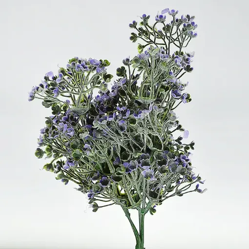 ramo flores artificiales mini flor 30cms sb19067 color violeta 0