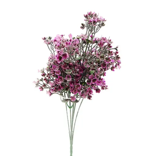 ramo flores artificiales mini flor 30cms sb19067 color lila 0