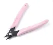 pinza alicate mini para bijouterie joyeria acero al carbono punta corte al ras mango plastico 0
