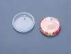 molde silicona para resina epoxi modelo colgante circular 42x7 5mms 0