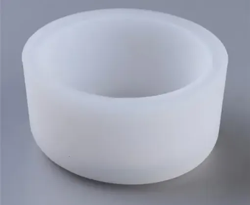molde silicona para resina epoxi modelo maceta circular 70x35mms 0