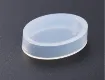 molde silicona para resina epoxi modelo colgante oval 25x18mms 1