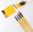 set 4 pinceles punta sintetica para pinturas acrilicas acrylic brushes signature mont marte 1